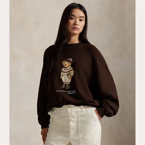 Polo Ralph Lauren Polo Bear Fleece Crewneck Sweatshirt, Circuit Brown 